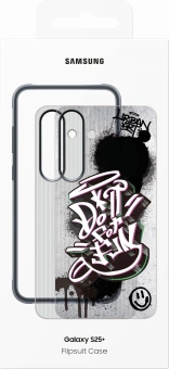 Чехол (клип-кейс) Samsung для Samsung Galaxy S25+ Rugged Flipsuit Case S25+ черный/прозрачный (EF-JS936CBEGRU) - купить недорого с доставкой в интернет-магазине