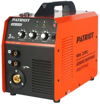 Сварочный аппарат Patriot WMA 225MQ инвертор MIG-MAG/ММА 6кВт - купить недорого с доставкой в интернет-магазине