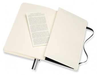 Блокнот Moleskine CLASSIC SOFT EXPENDED QP619EXP Large 130х210мм 400стр. пунктир мягкая обложка черный - купить недорого с доставкой в интернет-магазине