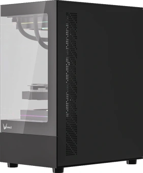 Корпус Formula Crystal Z1CM черный без БП mATX 5x120mm 1xUSB3.0 audio bott PSU - купить недорого с доставкой в интернет-магазине