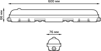 Светильник Gauss 864424218-S 18Вт 4000K серый - купить недорого с доставкой в интернет-магазине