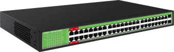 Коммутатор Digma DSP248G-2S-R800 DSP248G-2S-R800 V1 (L2) 48x1Гбит/с 2SFP 48PoE 48PoE+ 4PoE++ 800W неуправляемый - купить недорого с доставкой в интернет-магазине