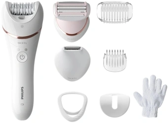 Эпилятор Philips BRE720/01 скор.:2 насад.:6 от аккум. белый - купить недорого с доставкой в интернет-магазине