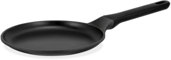Сковорода блинная Rondell Zeita Neu RDA-1368 круглая 24см покрытие: TriTitan ручка несъемная (без крышки) черный - купить недорого с доставкой в интернет-магазине