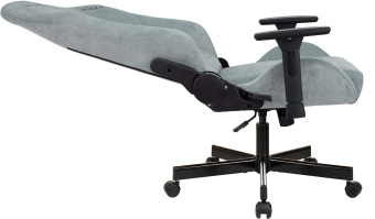 Кресло игровое Knight N1 Fabric серо-голубой Light-28 с подголов. крестов. металл - купить недорого с доставкой в интернет-магазине