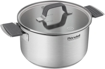 Кастрюля Rondell Normanne RDS-1814 5.1л. d=24см (с крышкой) стальной - купить недорого с доставкой в интернет-магазине