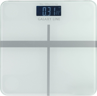 Весы напольные электронные Galaxy Line GL 4808 макс.180кг белый - купить недорого с доставкой в интернет-магазине