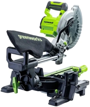 Торцовочная пила Greenworks GD24MS216 4800об/мин d=216мм - купить недорого с доставкой в интернет-магазине