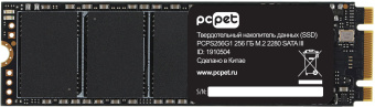 Накопитель SSD PC Pet SATA III 256GB PCPS256G1 M.2 2280 OEM - купить недорого с доставкой в интернет-магазине