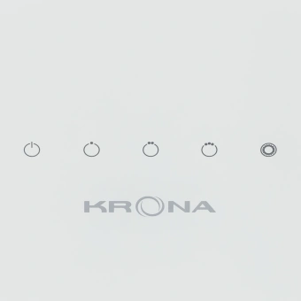 Вытяжка каминная Krona Uran 600 DN 4S белый управление: сенсорное (1 мотор) - купить недорого с доставкой в интернет-магазине