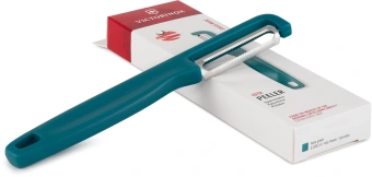 Овощечистка Victorinox Iotaс лезвием двухсторон. зеленый упак.:европодвес (6.0943.4) - купить недорого с доставкой в интернет-магазине