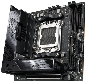 Материнская плата Asus ROG STRIX X670E-I GAMING WIFI SocketAM5 AMD X670 2xDDR5 mini-ITX AC`97 8ch(7.1) 2.5Gg RAID+HDMI - купить недорого с доставкой в интернет-магазине