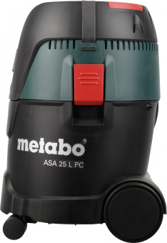 Строительный пылесос Metabo ASA 25 L PC 1250Вт (уборка: сухая/влажная) зеленый - купить недорого с доставкой в интернет-магазине
