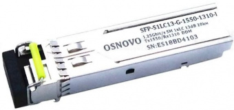 Модуль Osnovo SFP-S1LC13-G-1550-1310-I - купить недорого с доставкой в интернет-магазине