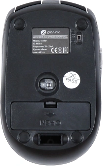 Мышь Оклик 455MW черный оптическая 1600dpi беспров. USB для ноутбука 6but (945818) - купить недорого с доставкой в интернет-магазине
