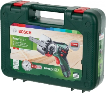 Цепная пила Bosch EasyCut12 аккум. дл.шины:2.5" (6.5cm) 1аккум. ЗУ (06033C9020) - купить недорого с доставкой в интернет-магазине