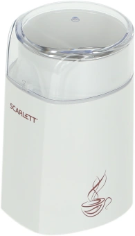 Кофемолка Scarlett SC-CG44506 150Вт сист.помол.:ротац.нож вместим.:60гр белый - купить недорого с доставкой в интернет-магазине