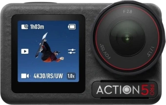 Экшн-камера Dji Osmo Action 5 Pro Adventure Combo 1xCMOS 12Mpix черный/черный - купить недорого с доставкой в интернет-магазине