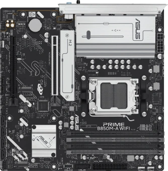 Материнская плата Asus PRIME B850M-A WIFI SocketAM5 AMD B850 4xDDR5 mATX AC`97 8ch(7.1) 2.5Gg RAID+VGA+HDMI+DP - купить недорого с доставкой в интернет-магазине