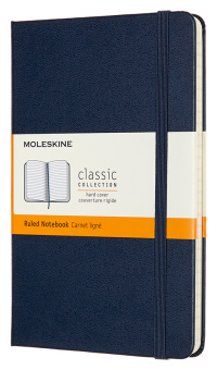 Блокнот Moleskine CLASSIC QP050B20 Medium 115x180мм 208стр. линейка твердая обложка синий - цена, купить или заказать с доставкой в интернет-магазине Блокнот Moleskine CLASSIC QP050B20 Medium 115x180мм 208стр. линейка твердая обложка синий - купить недорого с доставкой в интернет-магазине