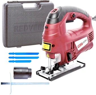 Лобзик RedVerg RD-JS850-100C +3пил. 850Вт 3000ходов/мин от электросети (кейс в комплекте) - купить недорого с доставкой в интернет-магазине
