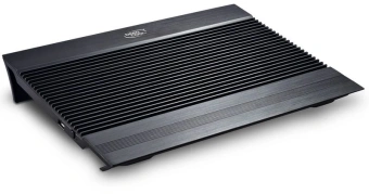 Подставка для ноутбука Deepcool N8 (DP-N24N-N8BK) 17" 380x278x55мм 25дБ 3xUSB 2x 140ммFAN 1244г алюминий черный - купить недорого с доставкой в интернет-магазине