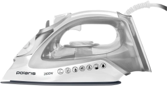 Утюг Polaris PIR 2821AK 2800Вт белый/серебристый - купить недорого с доставкой в интернет-магазине
