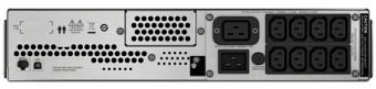 Источник бесперебойного питания APC Smart-UPS C SMC3000RMI2U 2100Вт 3000ВА черный - купить недорого с доставкой в интернет-магазине