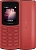 Мобильный телефон Nokia 106 DS TA-1564 красный моноблок 2Sim 1.8" 120x160 Series 30+ GSM900/1800 GSM1900 FM microSD max32Gb