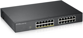 Коммутатор Zyxel GS1900-24EP-EU0101F (L2) 24x1Гбит/с 12PoE+ 130W управляемый - купить недорого с доставкой в интернет-магазине