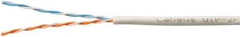 Кабель информационный Cabeus UTP-2P-CAT.5E-SOLID-LSZH-GY кат.5E U/UTP 2 пары LSZH внутренний 305м серый - купить недорого с доставкой в интернет-магазине