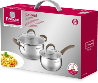 Набор посуды Rondell Konzept RDS-1834 4 предмета - купить недорого с доставкой в интернет-магазине