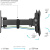 Кронштейн для телевизора Kromax CORBEL-2 черный 10"-32" макс.25кг настенный поворот и наклон - купить недорого с доставкой в интернет-магазине