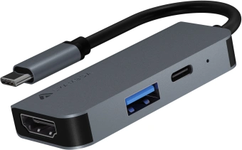 Разветвитель USB-C Lyambda LC105 2порт. серый - купить недорого с доставкой в интернет-магазине