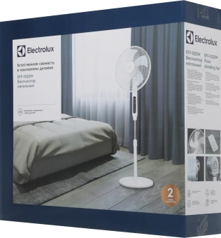 Вентилятор напольный Electrolux EFF-1020W 50Вт скоростей:3 ПДУ белый - купить недорого с доставкой в интернет-магазине