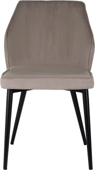 Стул для дома Бюрократ CH-K5_2 комплект 2шт т.бежевый Holland 61 металл черный на ножках (CH-K5_1/HL61_2) - купить недорого с доставкой в интернет-магазине