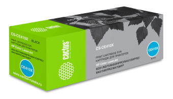 Картридж лазерный Cactus CS-CE410X CE410X черный (4000стр.) для HP CLJ Pro 300/M351/M451/M375/M475 - купить недорого с доставкой в интернет-магазине