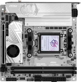 Материнская плата MSI MPG B850I EDGE TI WIFI SocketAM5 AMD B850 2xDDR5 mini-ITX AC`97 8ch(7.1) 5Gigabit RAID+HDMI - купить недорого с доставкой в интернет-магазине