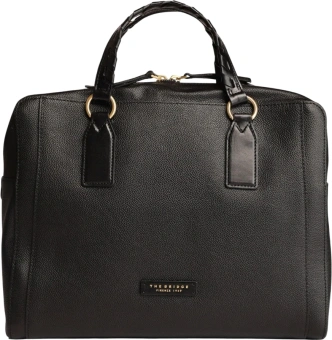 Деловая сумка женская The Bridge Ines 045525EN/30 черная натур.кожа - купить недорого с доставкой в интернет-магазине