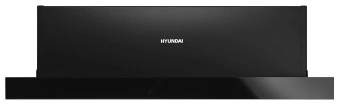 Вытяжка встраиваемая Hyundai HBH 6236 BG черный управление: кулисные переключатели (1 мотор) - купить недорого с доставкой в интернет-магазине