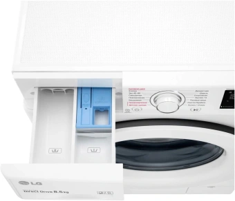 Стиральная машина LG F2V3GS3W класс: A загр.фронтальная макс.:8.5кг белый инвертор - купить недорого с доставкой в интернет-магазине