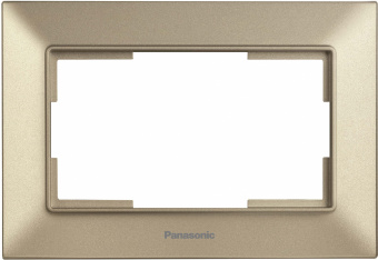 Рамка Panasonic Arkedia Slim WNTF08092BR-RU декоративная 1x пластик бронза (упак.:1шт) - купить недорого с доставкой в интернет-магазине