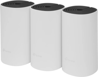 Бесшовный Mesh роутер TP-Link Deco E4 (DECO E4(3-PACK)) AC1200 10/100BASE-TX белый (упак.:3шт) - купить недорого с доставкой в интернет-магазине