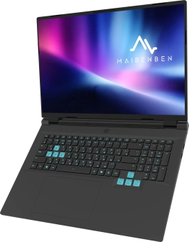 Ноутбук Maibenben X18A-R98957 Ryzen 9 8945HX 24Gb SSD1Tb NVIDIA GeForce RTX 5070 8Gb 18" IPS FHD+ (1920x1200) Windows 11 Home black WiFi BT Cam 5200mAh (X18A-R989570R3RHB4E10) - купить недорого с доставкой в интернет-магазине