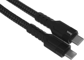 Кабель Hoco U110 Type-C to Type-C USB Type-C (m)-USB Type-C (m) 1.2м черный коробка - купить недорого с доставкой в интернет-магазине