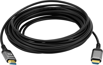 Кабель аудио-видео Digma HDMI 2.1 AOC HDMI (m)/HDMI (m) 50м. позолоч.конт. черный (HDMI-AOC2.1-50) - купить недорого с доставкой в интернет-магазине