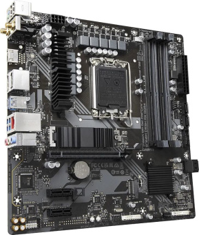 Материнская плата Gigabyte B760M DS3H AX DDR4 Soc-1700 Intel B760 4xDDR4 mATX AC`97 8ch(7.1) 2.5Gg RAID+HDMI+DP - купить недорого с доставкой в интернет-магазине