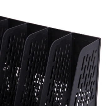 Лоток вертикальный Deli E9838black для бумаг 365x380x30мм черный - купить недорого с доставкой в интернет-магазине