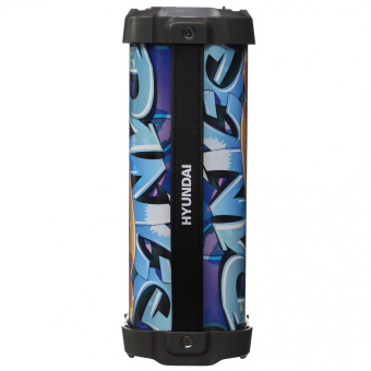 Колонка порт. Hyundai H-PAC460 черный 9W 1.0 BT/3.5Jack/USB 10м 1500mAh - купить недорого с доставкой в интернет-магазине