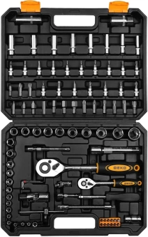 Набор инструментов Deko DKAT94 94 предмета (жесткий кейс) - купить недорого с доставкой в интернет-магазине